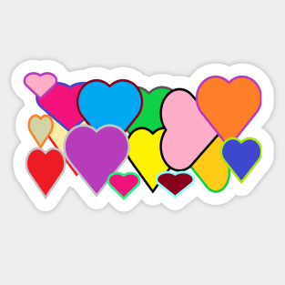 Colors of Love Sticker